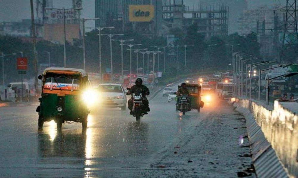 After a sunny day, the weather suddenly changed, rain and hail in Ahmedabad, the IPL final was also washed away