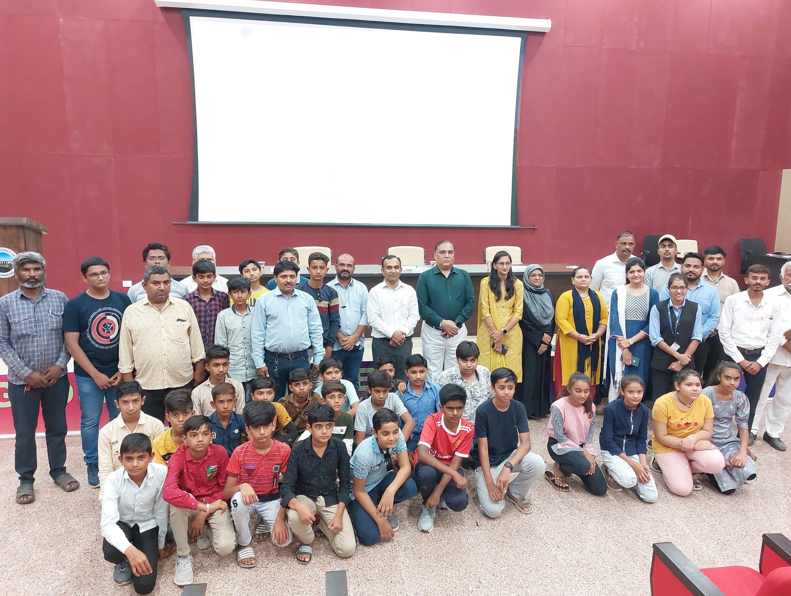 Commencement of three-day Science Summer Camp at Bhavnagar Regional Science Centre.