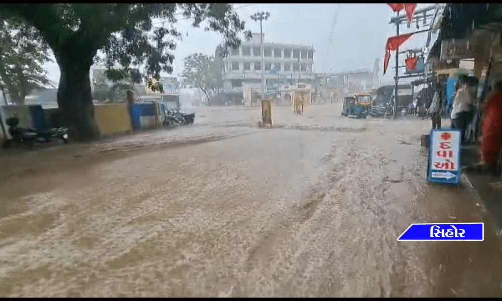 Heavy rains in Vartej, Sidsar, Valukad and Sihore areas including Bhavnagar, farmers worried