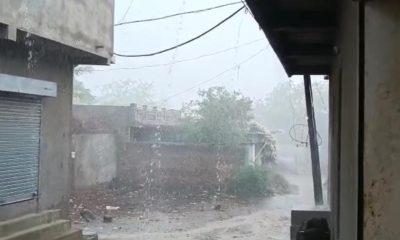 Torrential rains accompanied by thunderstorms in Baisakh, Varal Ramgarh Thorali areas of Sihore
