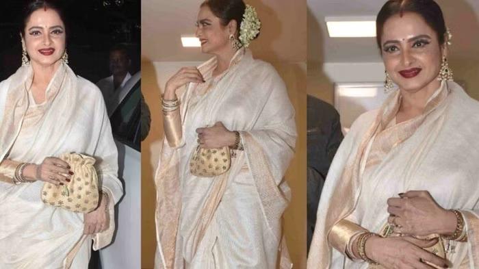 Wear a saree like actress Rekha to look classy at a wedding, everyone will appreciate it