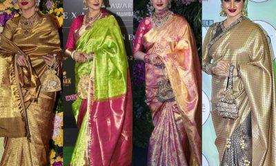 Wear a saree like actress Rekha to look classy at a wedding, everyone will appreciate it