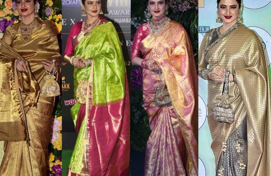 Wear a saree like actress Rekha to look classy at a wedding, everyone will appreciate it