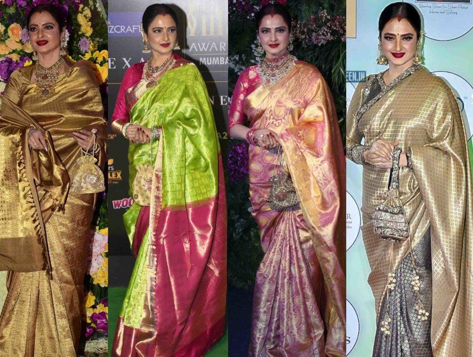 Wear a saree like actress Rekha to look classy at a wedding, everyone will appreciate it