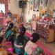 Shastri Sri Jayeshbhai Dave presenting the story of Sri Shiva Mahapuran Jnanayajna at Sihore Madhavananda Ashram