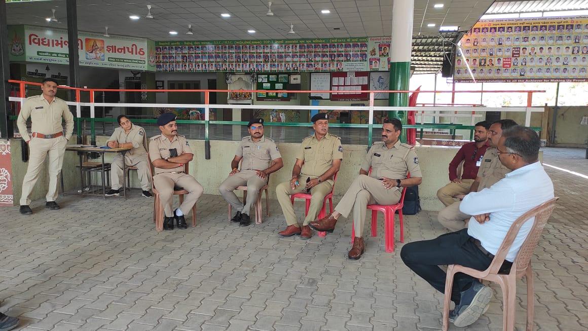 Congratulations on the completion of district exams with Sihore; Round the clock police patrolling