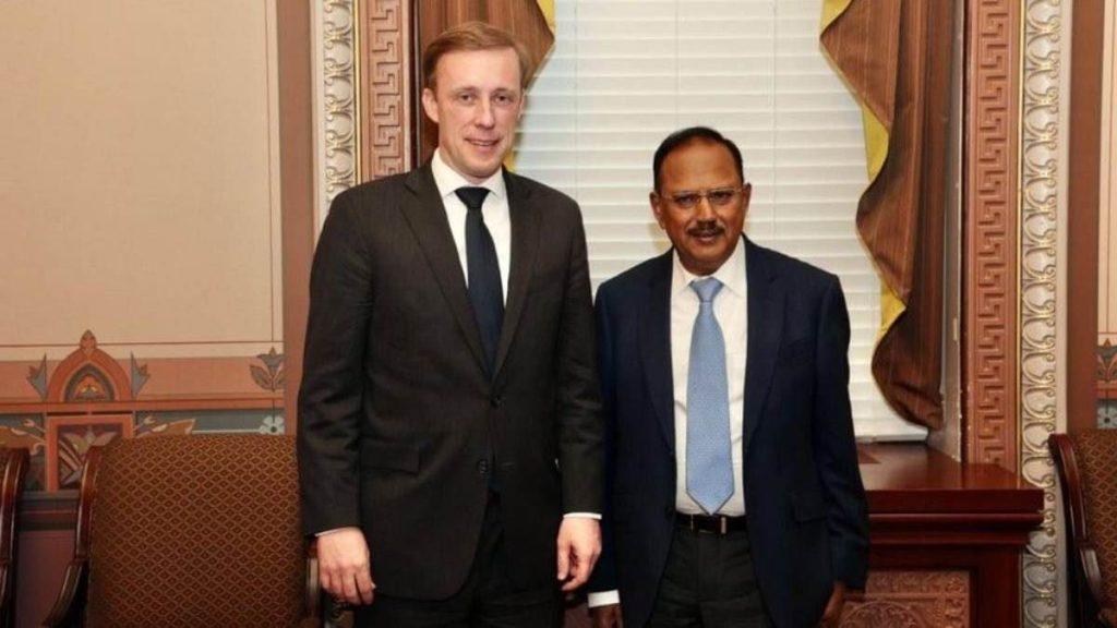 US National Security Adviser meets NSA Ajit Doval, first visit since ICET dialogue started
