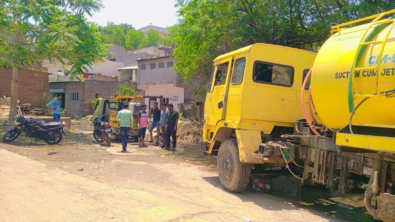 After the reports of conch shell, Sihore Municipal Drainage Department officials rush; The system seemed to be busy all around