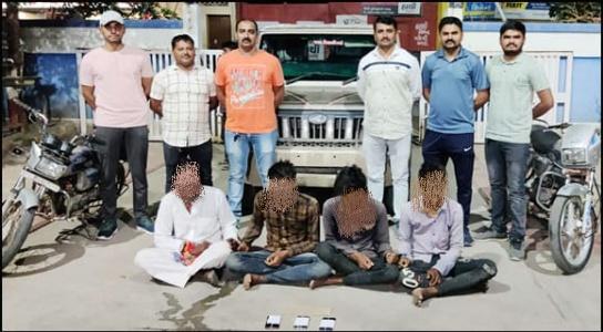 Vehicle-livestock stealing gang caught in five districts including Sihore