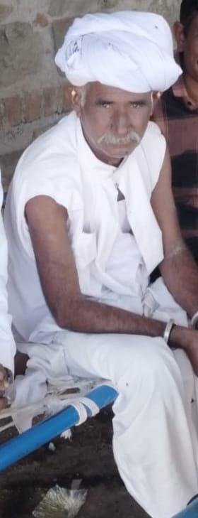 An elderly man from Khambha village of Sihore was hit by a truck and died - an incident near Dedkadi village