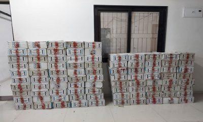 Three caught with pouch bottles of English liquor worth Rs 6.91 lakh in Bhavnagar