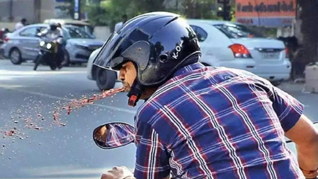 Beware of spitters and litterers on the road! CCTV surveillance; Notice is being sent