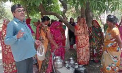 Valkha, Razalpat, women trahimam for water in remote areas of Sihore with scorching heat
