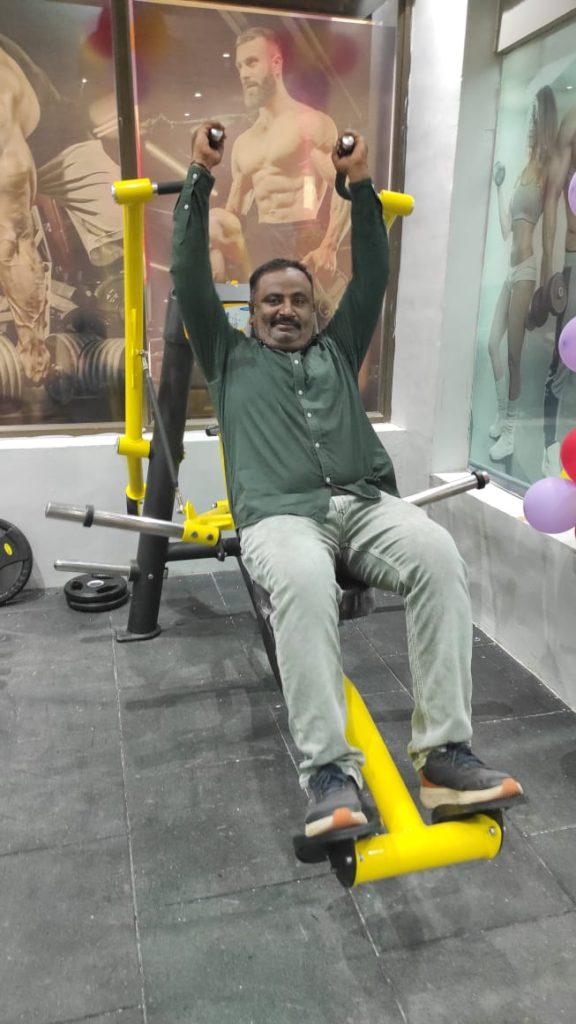 Tej Joshi of Sihore started a state-of-the-art gym "My Fitness Club" with parents' blessings.