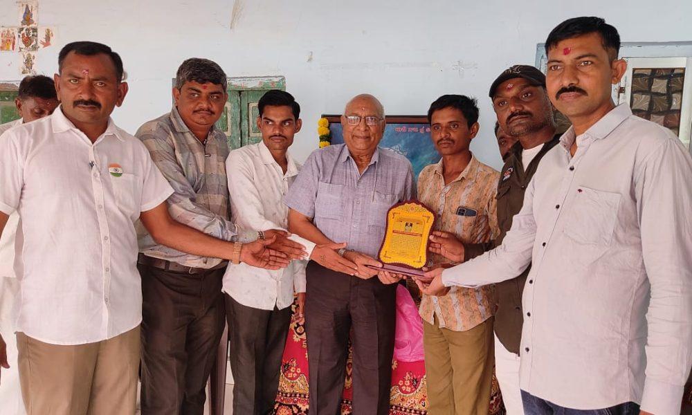 Khambha village of Sihore celebrated Rajvi Krishnakumarsinghji Gohil in a grand manner