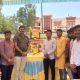 Demand for Bharat Ratna to be given to Maharaja Krishnakumar Singh Ji at Sihore along with floral signature campaign on birth anniversary