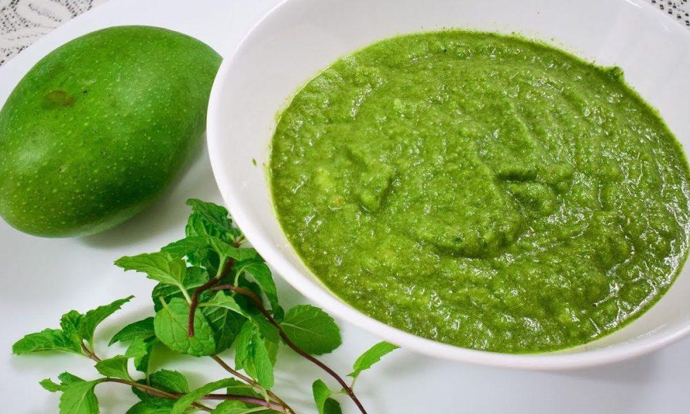 Raw mango-mint chutney has 2 major benefits, will also enhance the taste of the food, ready in 5 minutes