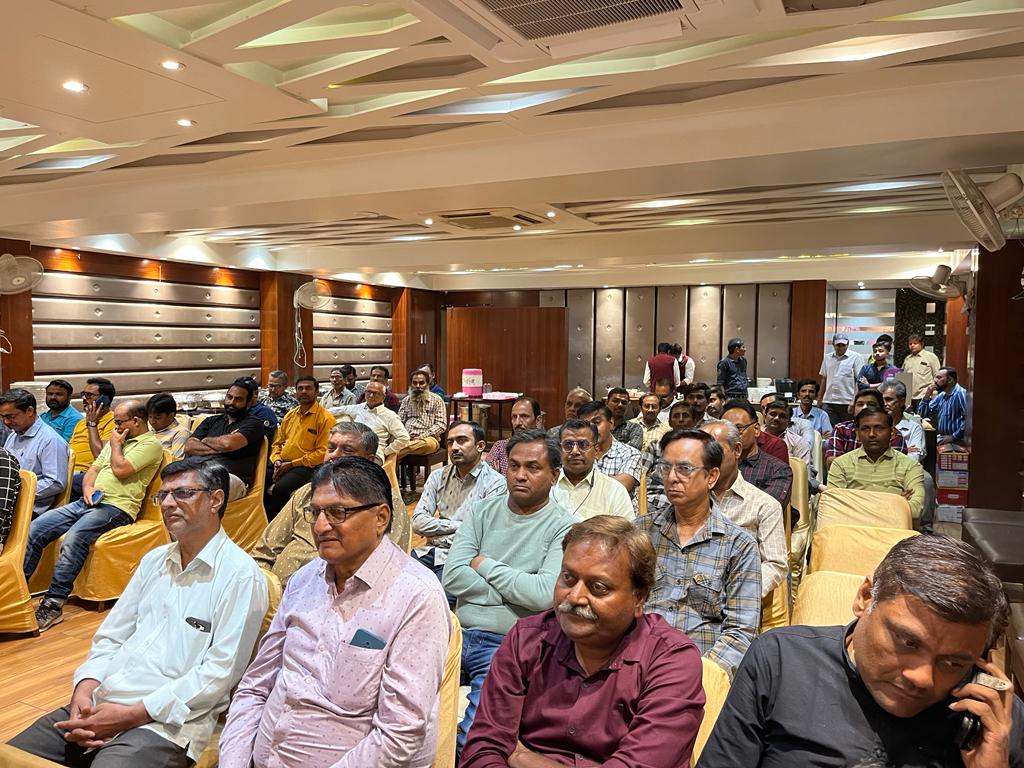 A get-together ceremony of the Stationery Merchant Association was held at Waghawadi Road, Bhavnagar city.