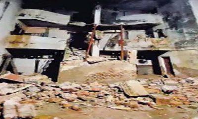 The staircase of the housing board flat in Bhavnagar collapsed with a bang: six pressed