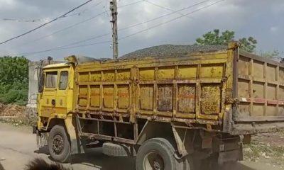 Overloaded ore-carrying dumpers run amok on Sihore taluka roads - creating life-threatening conditions