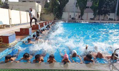 Bhavnagar Municipality managed swimming pools are becoming a blessing; About 1600 people do swimming every day