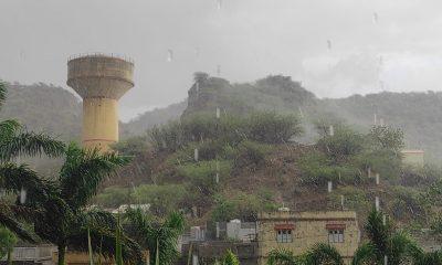 Heavy rain with strong wind and thundershowers in Sihore city and Panthak in the afternoon.