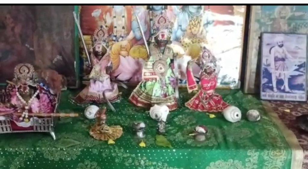 The Rath of Muralidhar Bhagwan temple under construction at Bhadli village in Sihore was given a grand welcome