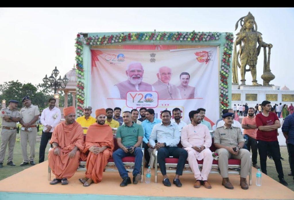 The Gujarat Youth Dialogue was held in the holy premises of the famous Sarangpurdham of Botad district