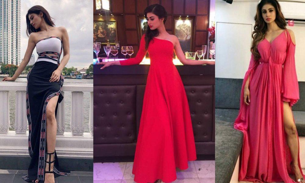 No less than a fashion icon, Mouni Roy, the actress was seen in a stylish gown