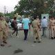 Preparations for the Rath Yatra; Foot-patrolling on Rath Yatra route by police in Sihore