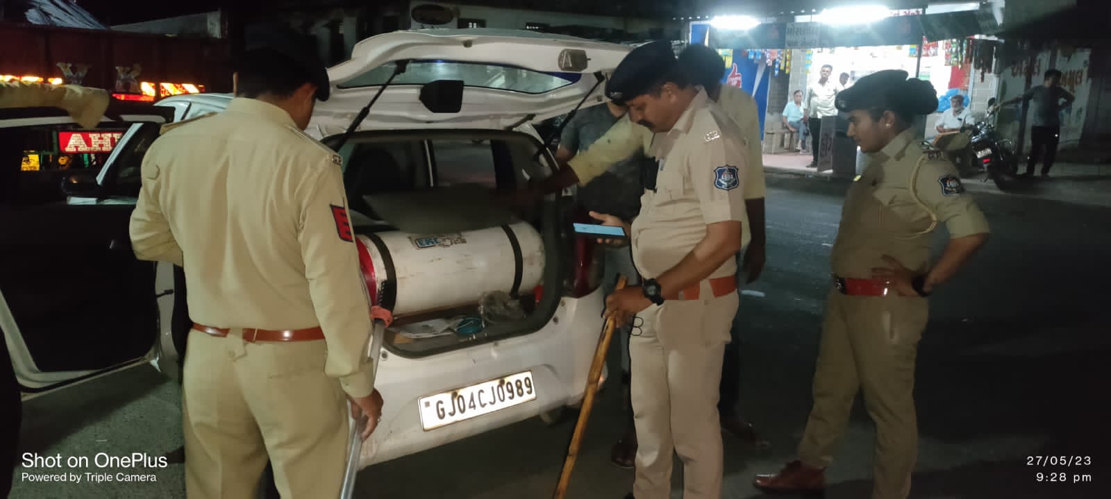 Police force in full gear for Rath Yatra, intensive vehicle checking by Songarh Police of Sihore