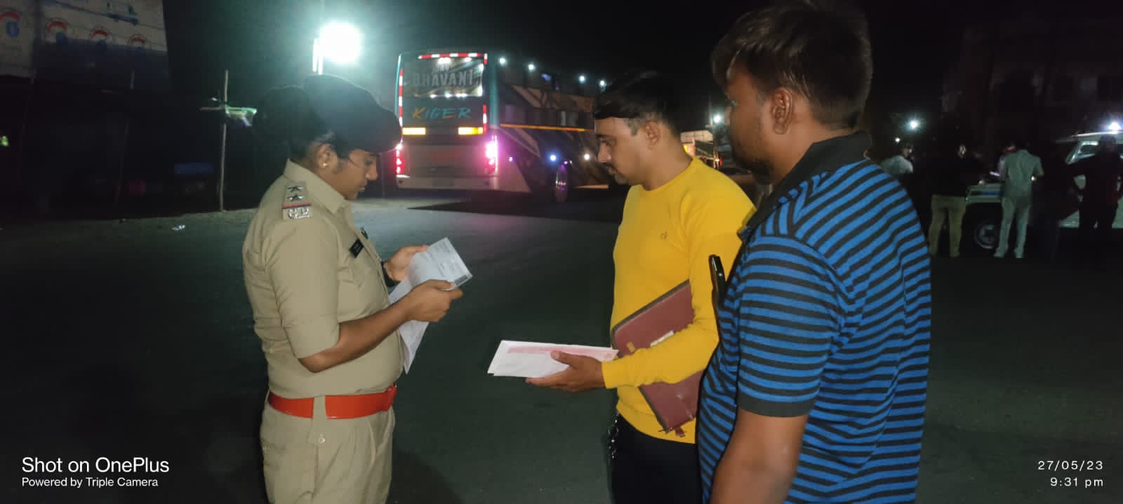 Police force in full gear for Rath Yatra, intensive vehicle checking by Songarh Police of Sihore