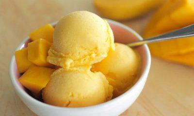 If you want to keep your stomach cool during the heat wave, make eggless mango ice cream at home