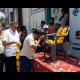 On the occasion of the birth anniversary of Late Rajiv Gandhi, cold buttermilk was distributed by the Congress at Bhavnagar.