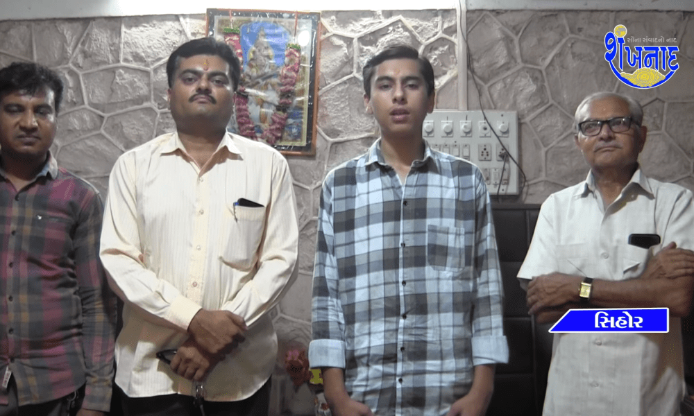 A feeling of happiness among the students after the announcement of the result of class 10 of Sehore city.
