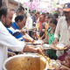 Saraspur: More than one lakh people took Prasad in the Nanihal of God