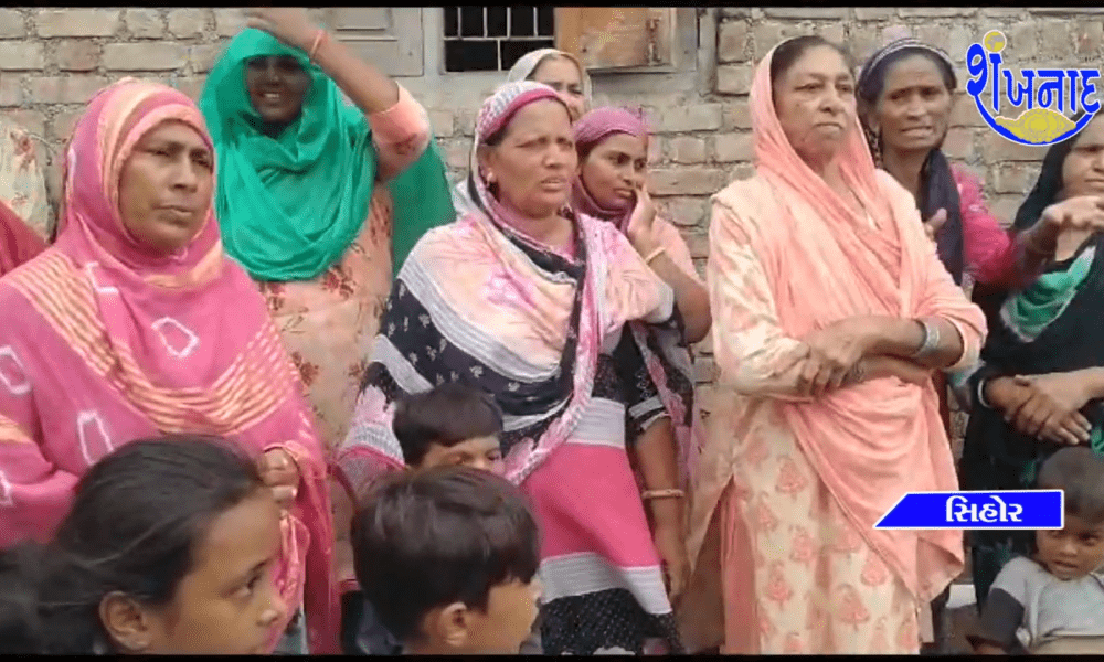 The issue of sewage water in Madhavnagar area of Sihore was raised by Rahisha