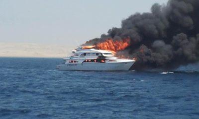 Boat carrying 27 catches fire in Egypt, three British tourists missing; Rescue operation started