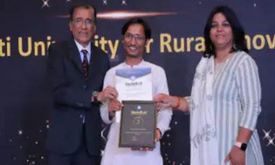 A matter of pride; Sihore Sanosara Lokbharti University honored by securing third position at national level at New Delhi