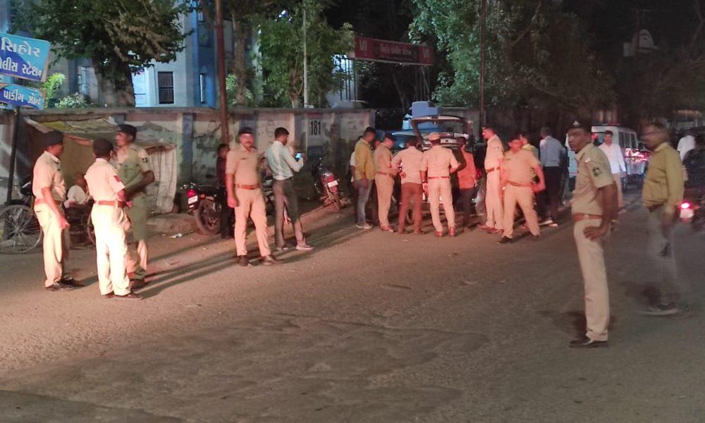 Sihor; Police force deployed for Rath Yatra, intensive vehicle checking till late night
