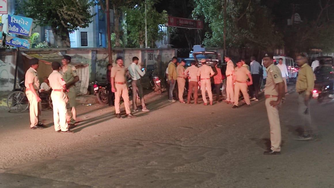 Sihor; Police force deployed for Rath Yatra, intensive vehicle checking till late night