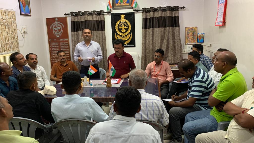 District home guards including Sihore held a meeting regarding Shri Jagannathji Rath Yatra