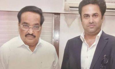 Big shock in Congress politics: Ahmed Patel's son Faisal meets BJP state president Patil