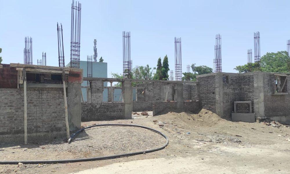 Renovation of Ambedkar Bhavan at Sihore is slow, the big question is when will it be completed?