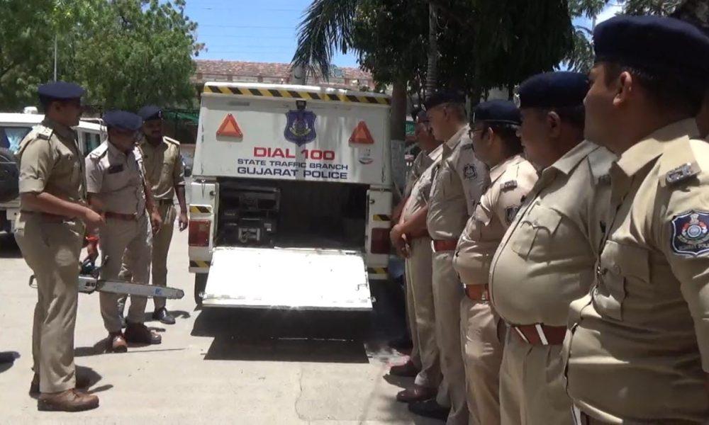 Botad District Police braced for Cyclone Biporjoy, ready to respond in any situation