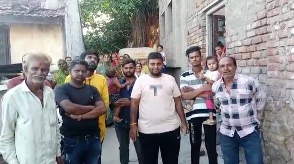In Parmar Street of Sihore, some families are not getting enough water for the last three times