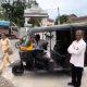 A new attempt; Sihore municipality alerted people of the storm by turning a rickshaw with a mike