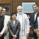 Anvi Zazrukiya honored with the 'Genius Yogini of the Year' award by the Chief Minister.