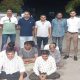 LCB raids gambling den in Sanosara village of Sihore, 8 arrested 1 absconding