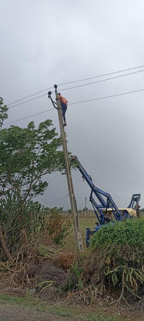 Salutations to your service; The electricians of Sehore PGVCL risked their lives to turn on the electricity